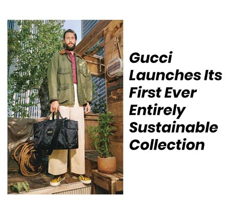 The new Gucci campaign for its first sustainable collection 